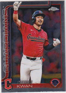 2025 Topps Chrome Baseball Steven Kwan #202