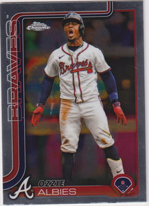 2025 Topps Chrome Baseball Ozzie Albies #206