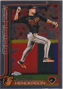 2025 Topps Chrome Baseball Gunnar Henderson #213