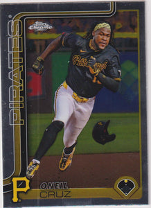 2025 Topps Chrome Baseball Oneil Cruz #252