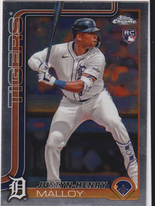 2025 Topps Chrome Baseball Justyn-Henry Malloy #224 RC