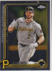 2025 Topps Chrome Baseball Spencer Horwitz #243