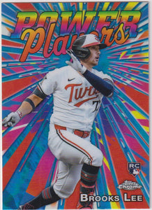 2025 Topps Chrome Baseball Power Players Brooks Lee #PP-23 RC