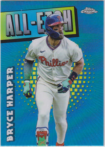 2025 Topps Chrome Baseball All-Etch Bryce Harper #CAE-7
