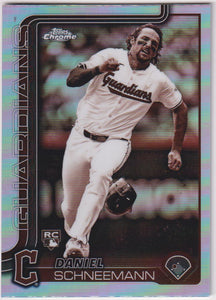 2025 Topps Chrome Baseball Sepia Daniel Schneemann #43 RC