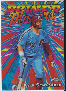 2025 Topps Chrome Baseball Power Players Kyle Schwarber #PP-15