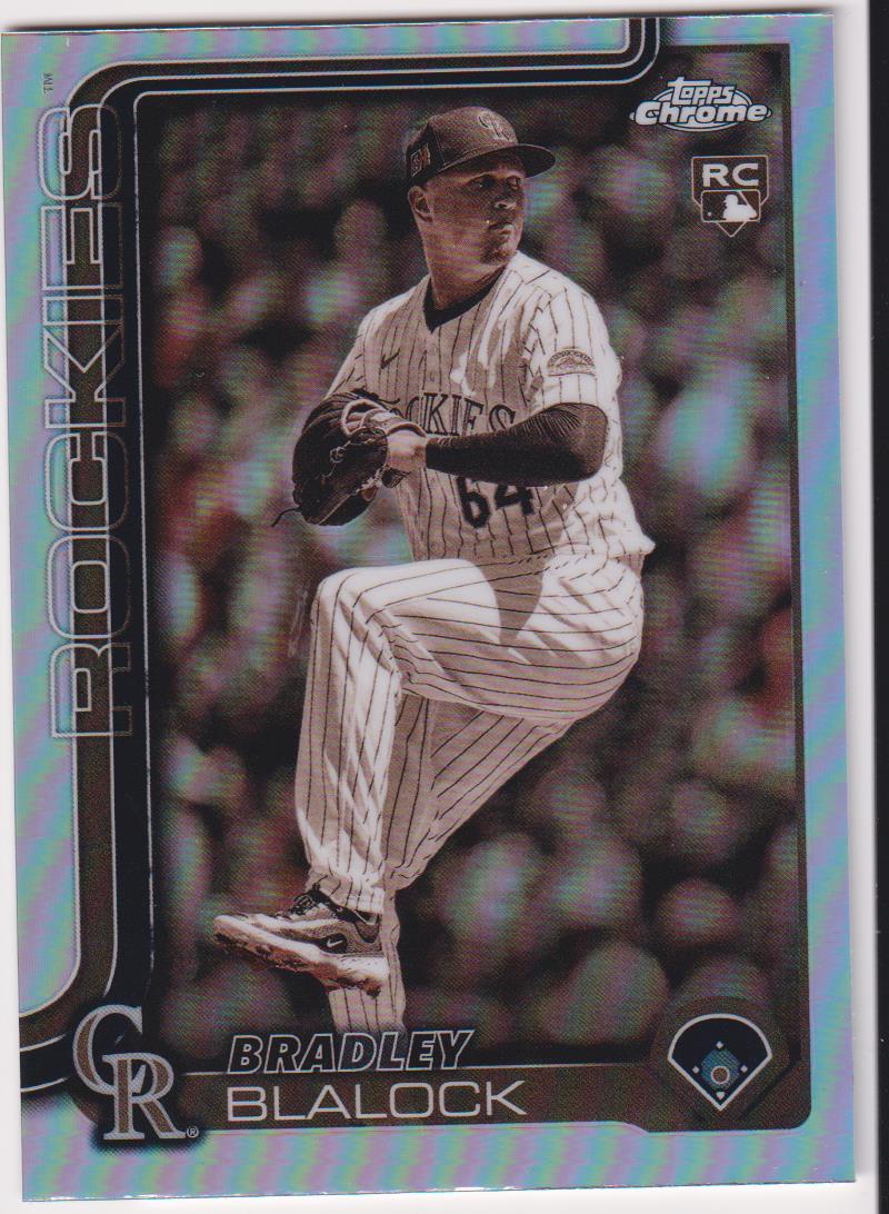 2025 Topps Chrome Baseball Sepia Bradley Blalock #289 RC
