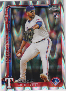2025 Topps Chrome Baseball Ray Wave Kumar Rocker #73 RC