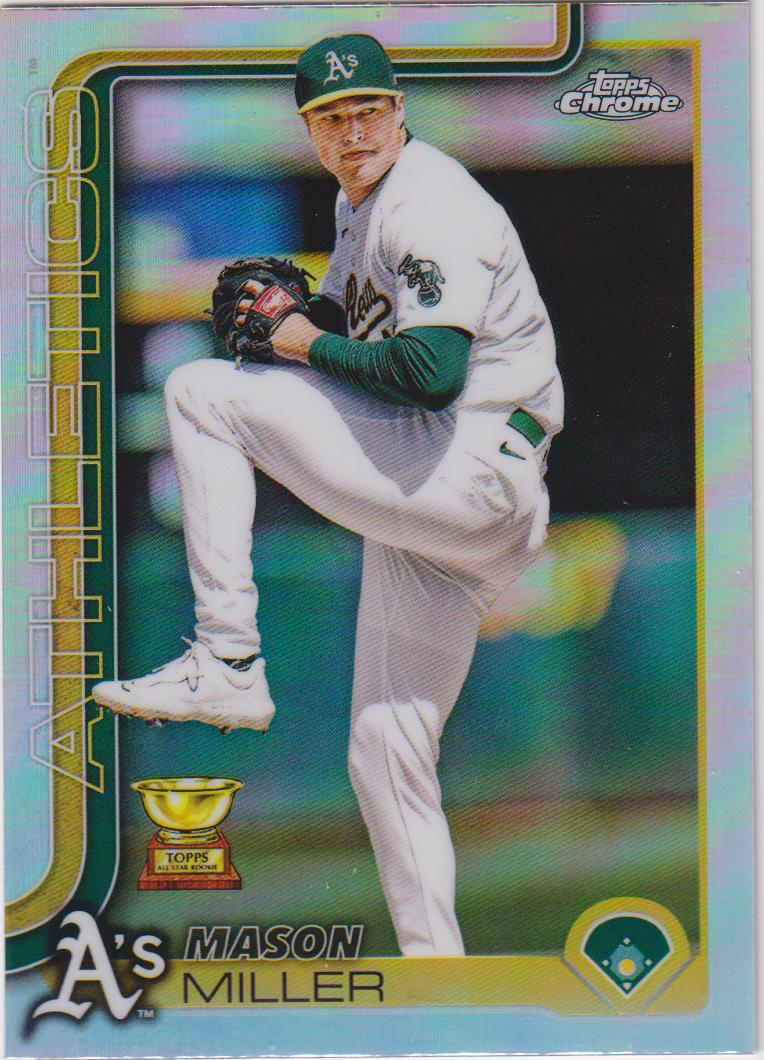 2025 Topps Chrome Baseball Refractor Mason Miller #142