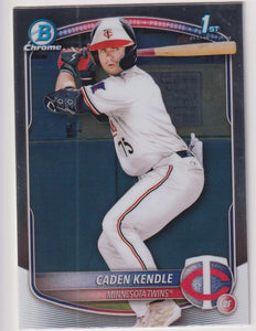2025 Bowman Chrome Prospects Caden Kendle #BCP-113
