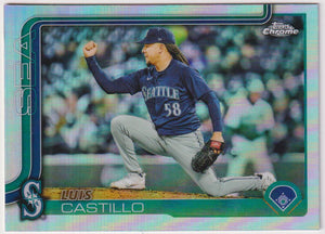 2025 Topps Chrome Baseball Refractor Luis Castillo #69