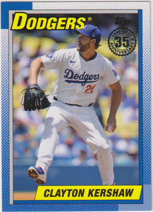 2025 Topps 1990 Topps Baseball Clayton Kershaw #T90-61