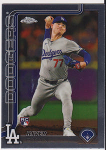 2025 Topps Chrome Baseball River Ryan #18 Rookie