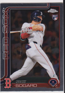 2025 Topps Chrome Baseball Nick Sogard #123 Rookie