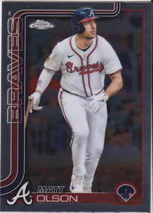2025 Topps Chrome Baseball Matt Olson #193