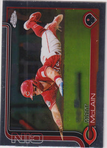 2025 Topps Chrome Baseball Matt McLain #278