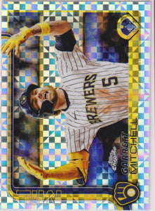 2025 Topps Chrome Baseball X-Fractors Garrett Mitchell #28