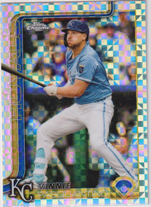 2025 Topps Chrome Baseball X-Fractors Vinnie Pasquantino #165
