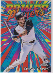 2025 Topps Chrome Baseball Power Players Dylan Crews #PP-20