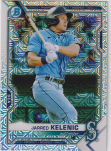 2021 Bowman Baseball Chrome Prospects Mojo Refractor Jarred Kelenic #BCP-102