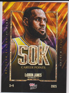 2024-25 Topps Now Online Exclusive Lebron James #12