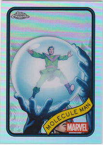 2025 Topps Chrome Marvel Refractor Molecule Man #21