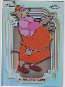 2024 Topps Chrome Disney Refractor Sheriff of Nottingham #36