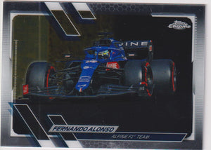 2021 Topps Chrome Formula 1 Fernando Alonso #104