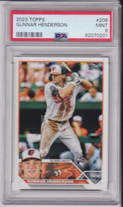 2023 Topps Gunnar Henderson #206 PSA 9