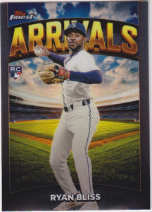 2025 Topps Finest Baseball Arrivals Ryan Bliss #A-22 RC
