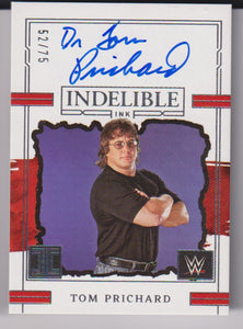 2023 Panini Impeccable WWE Indelible Ink 52/75 Tom Prichard #IN-TPR