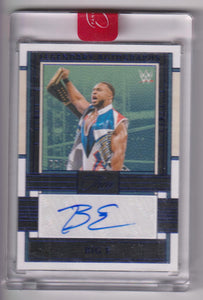 2024 Panini Three Count WWE Legendary Autographs Blue 02/49 Big E #LA-BGE