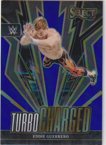 2024 Panini Select WWE Turbocharged Blue Prizms 09/49 Eddie Guerrero #15