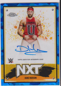 2025 Topps Chrome Sapphire NXT Autographs Duke Hudson #NXT-DHD