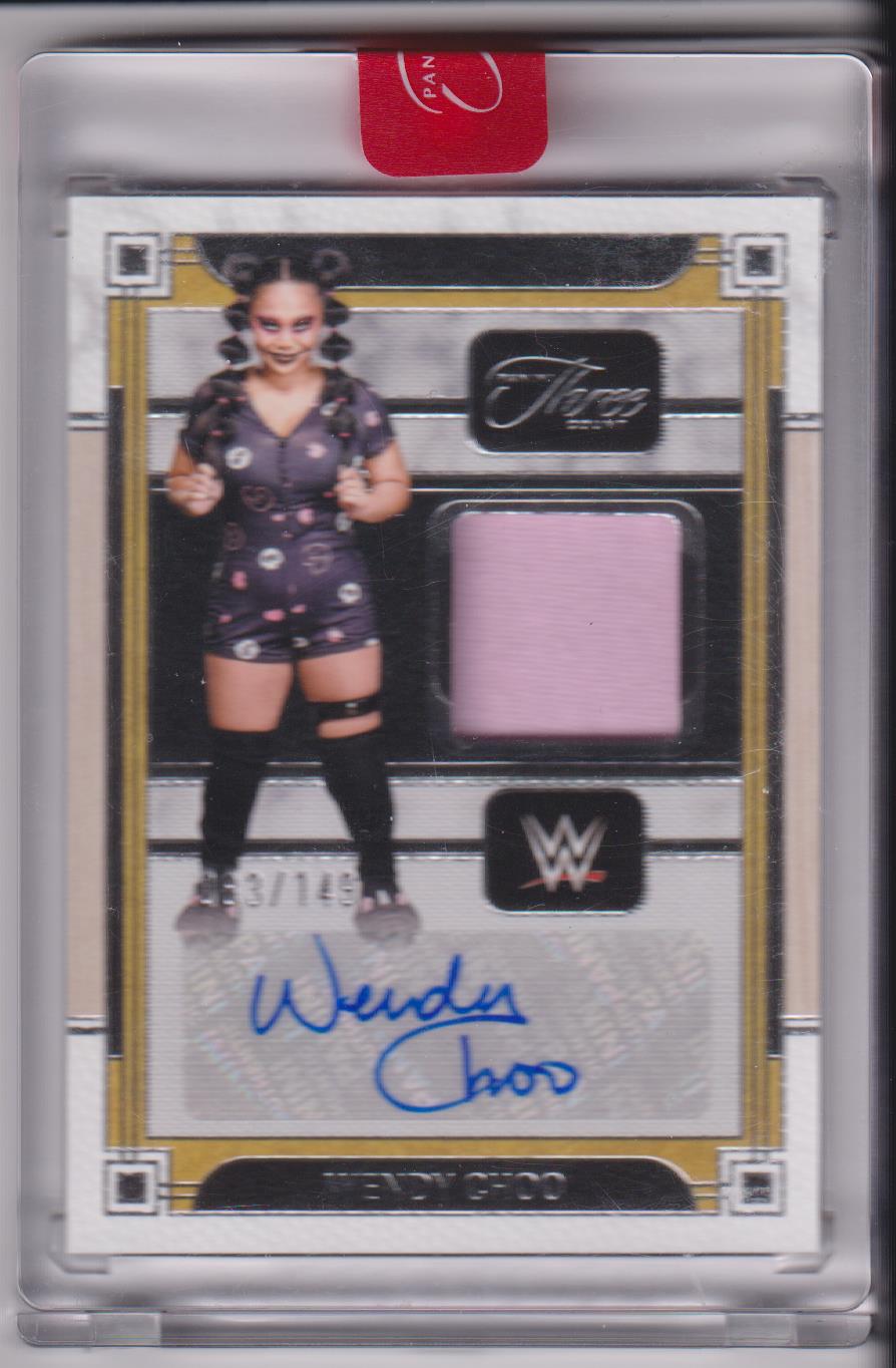 2024 Panini Three Count WWW Memorabilia Autographs 083/149 Wendy Choo #MA-WCH