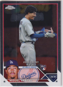 2023 Topps Chrome Update Miguel Vargas #USC-33 RC
