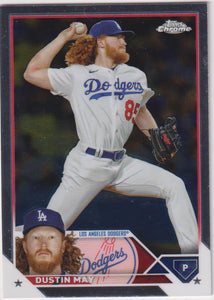 2023 Topps Chrome Update Dustin May #USC-48