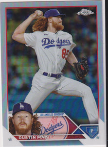 2023 Topps Chrome Update Refractor Dustin May #USC-48