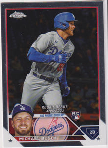 2023 Topps Chrome Update Michael Busch #USC-105 RC