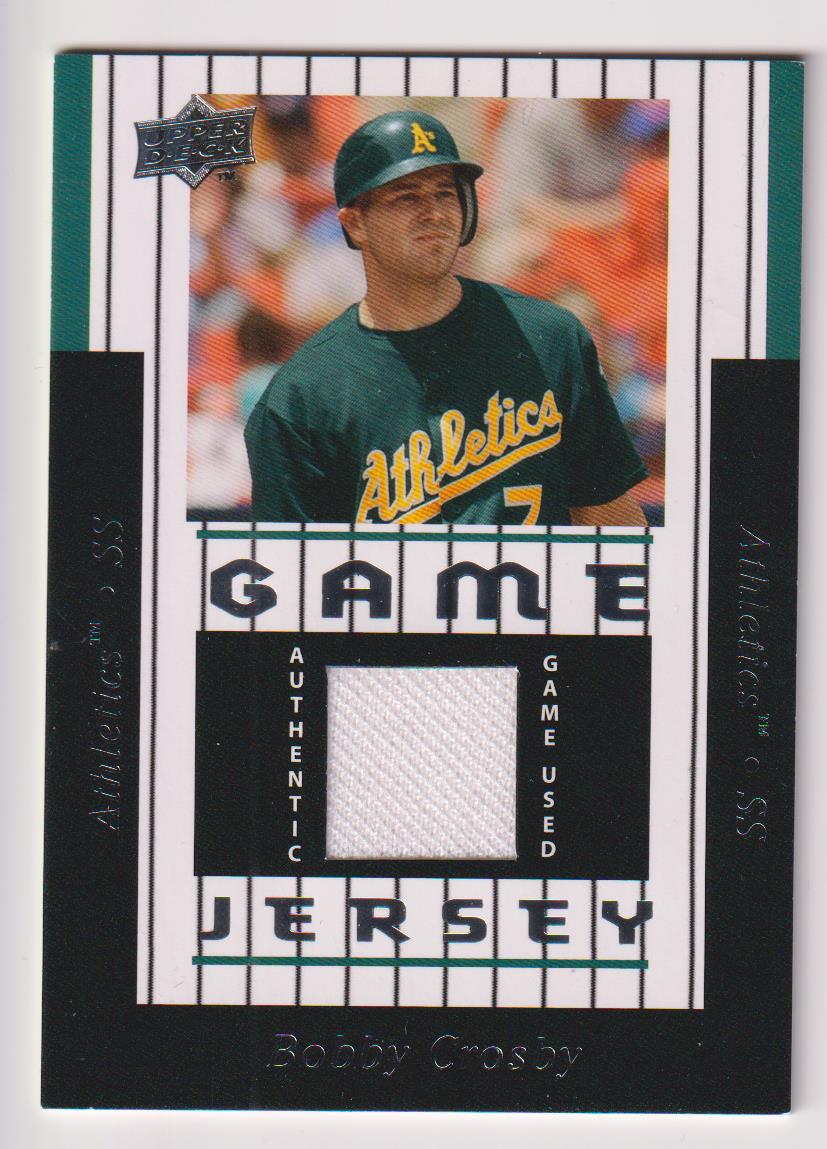 2008 Upper Deck UD Game Jersey 1997 Throwback Bobby Crosby #97