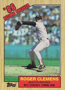 1987 Topps Roger Clemens #1