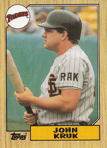1987 Topps John Kruk #123 RC
