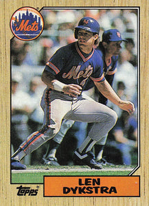 1987 Topps Len Dykstra #295