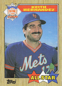 1987 Topps Keith Hernandez #595