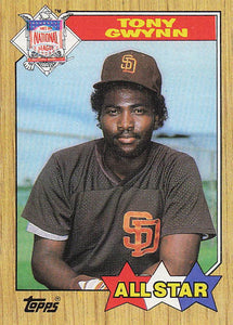 1987 Topps Tony Gwynn #599
