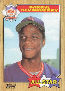 1987 Topps Darryl Strawberry #601