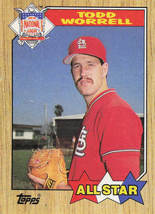1987 Topps Todd Worrell #605