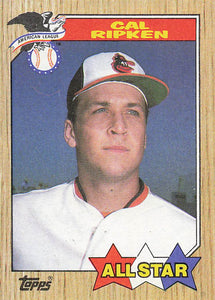 1987 Topps Cal Ripken #609