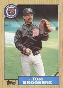 1987 Topps Tom Brookens #713