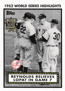 2002 Topps 1952 World Series Highlights Allie Reynolds - Ed Lopat #52WS-7
